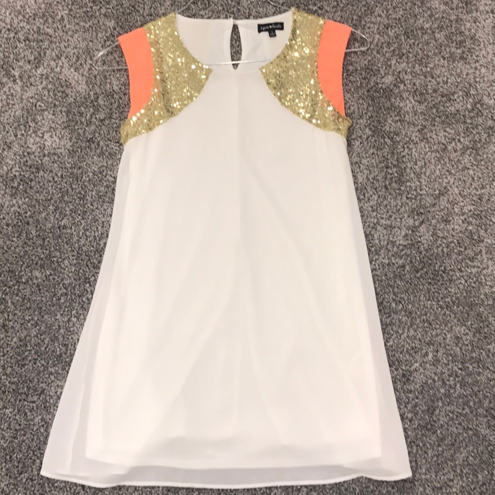 Sequin Hearts Mini Dress